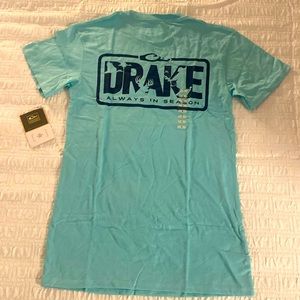 Drake Waterfowl Systems Teal Blue Hunting T-Shirt